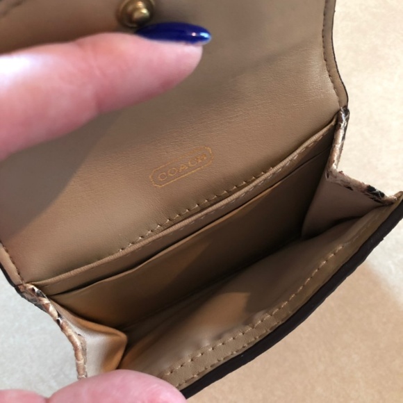 Coach Snakeskin Python handbag and wallet - Picture 7 of 7